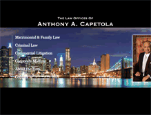 Tablet Screenshot of capetolalaw.com